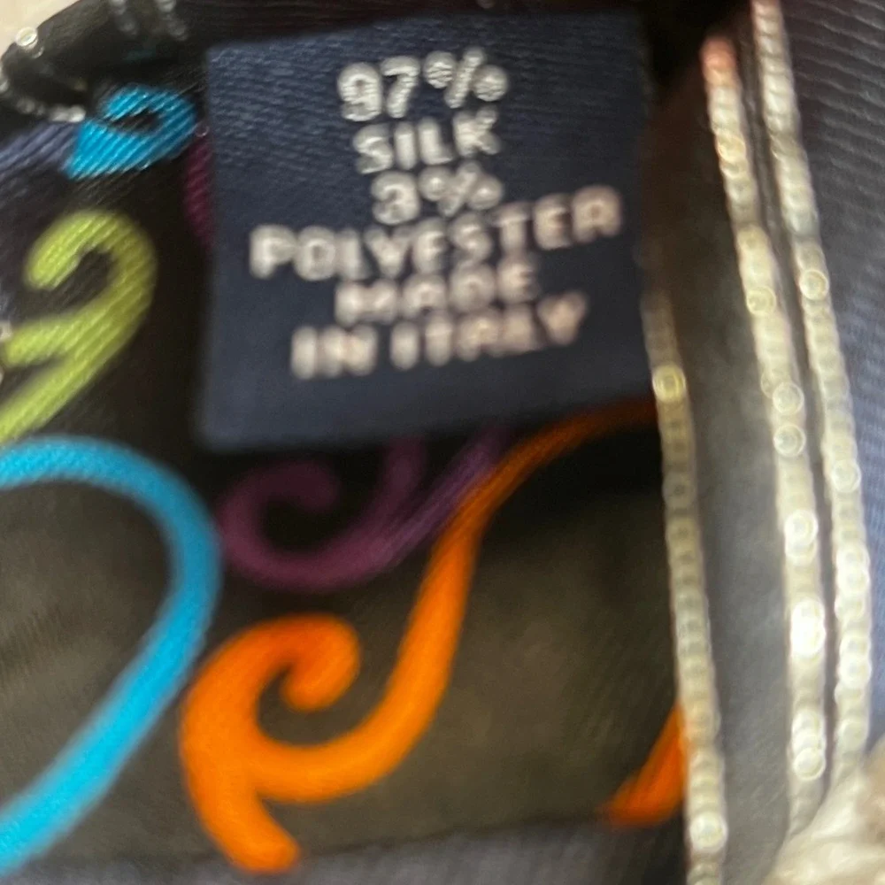 Paul Fredrick‎ Mens Navy Blue Striped Silk Blend Necktie Made in Italy THP3101